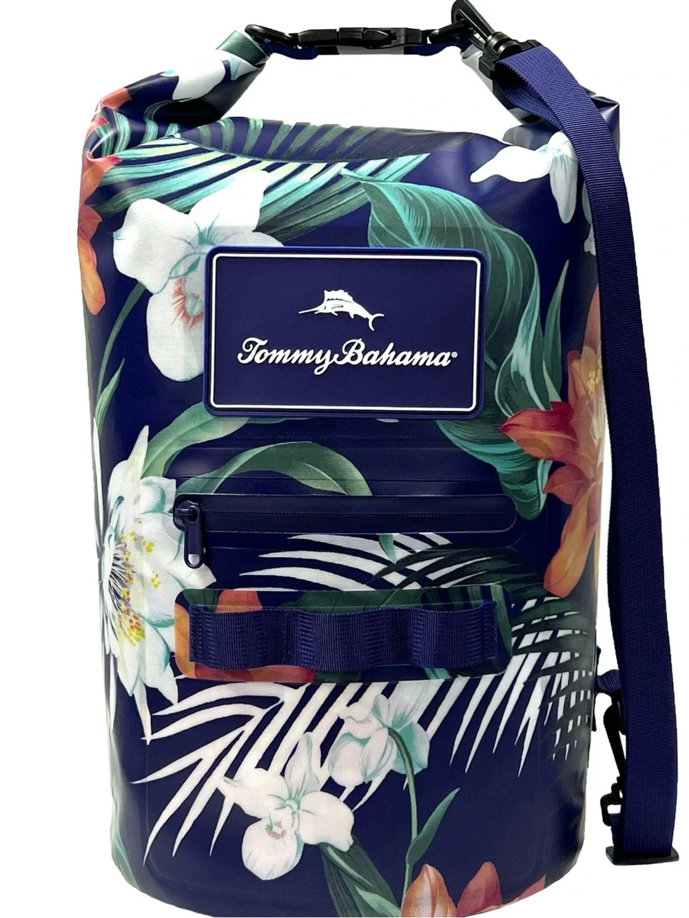 Tommy Bahama Navy Floral Waterproof Dry Bag